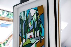 Antje Burr offene Ateliers - Abstrakte Malerei