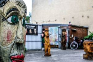 Kettensägenkunst - Wolfgang Ramisch - offene Ateliers Friedrichshagen