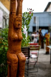 Kettensägen Skulpturen Friedrichshagen Berlin